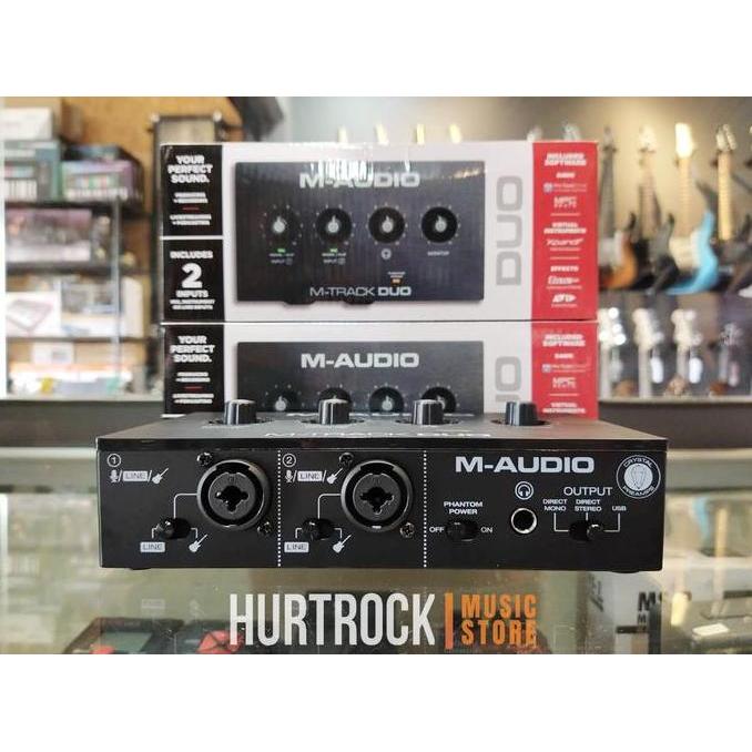 M-AUDIO M-TRACK DUO SOUNDCARD RECORDING 2 CHANNEL ORIGINAL DAN TERPERCAYA