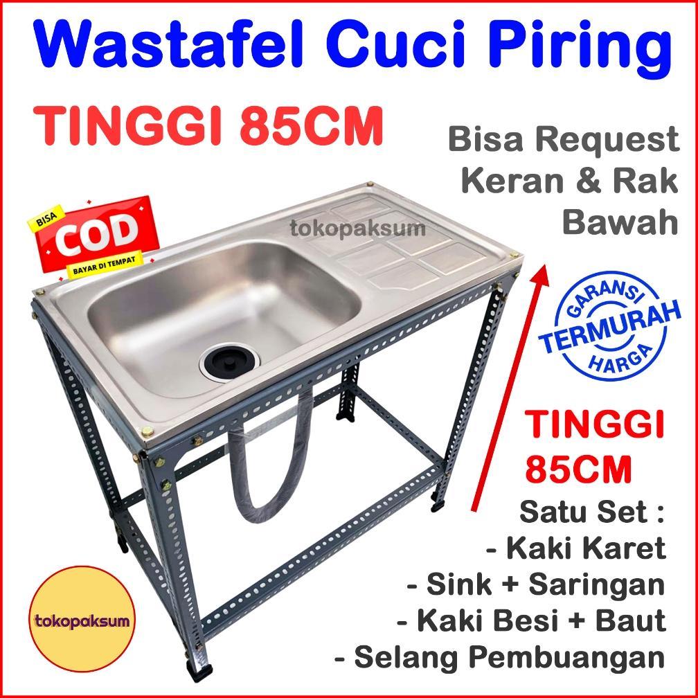Wastafel Cuci Piring Portable Bak Cuci Piring Stainless Portable Kitchen Sink
