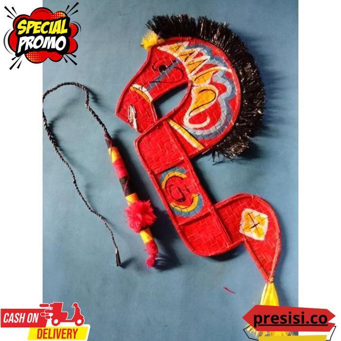 [Drs] -Lengkap- Jaranan Murah Mainan Anak / Jaran Kepang / Kepang Plus Pecut Cederan, Kuda Lumping, 