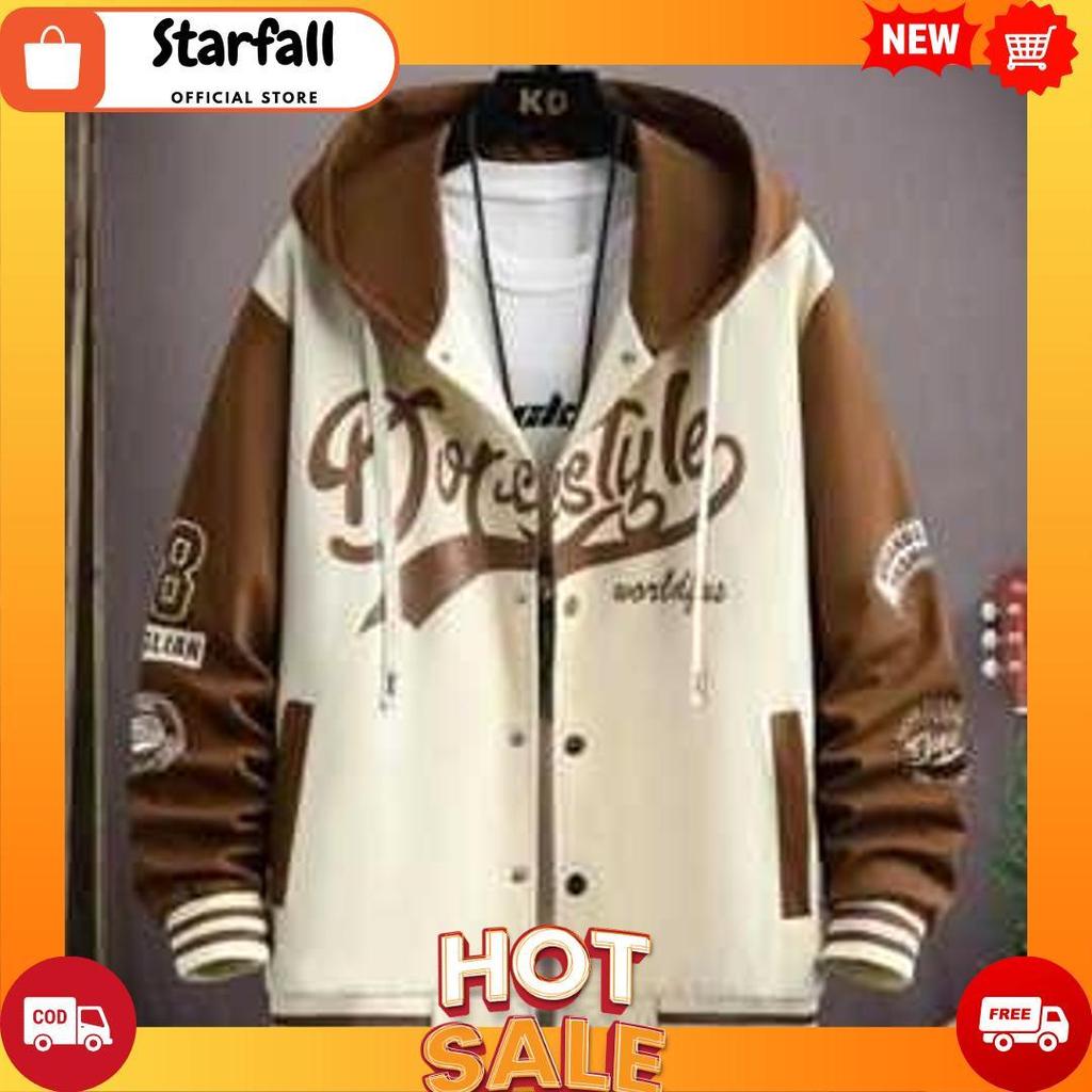 New Arrival -Jaket Baseball Varsity Pria Terbaru Fullprint / Jaket Varsity Pria Wanita Vintage2024 C