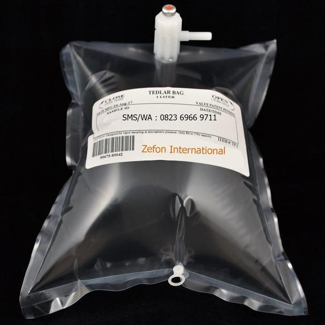 TEDLAR BAG 1 LITER / GAS SAMPLING BAGS 1 LITER / GAS BAG 1L ORIGINAL DAN TERPERCAYA