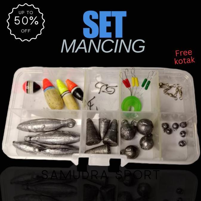 Set Alat Pancing/Set Alat Mancing/Set Perlengkapan Pancing/Set Timah/SetPancing