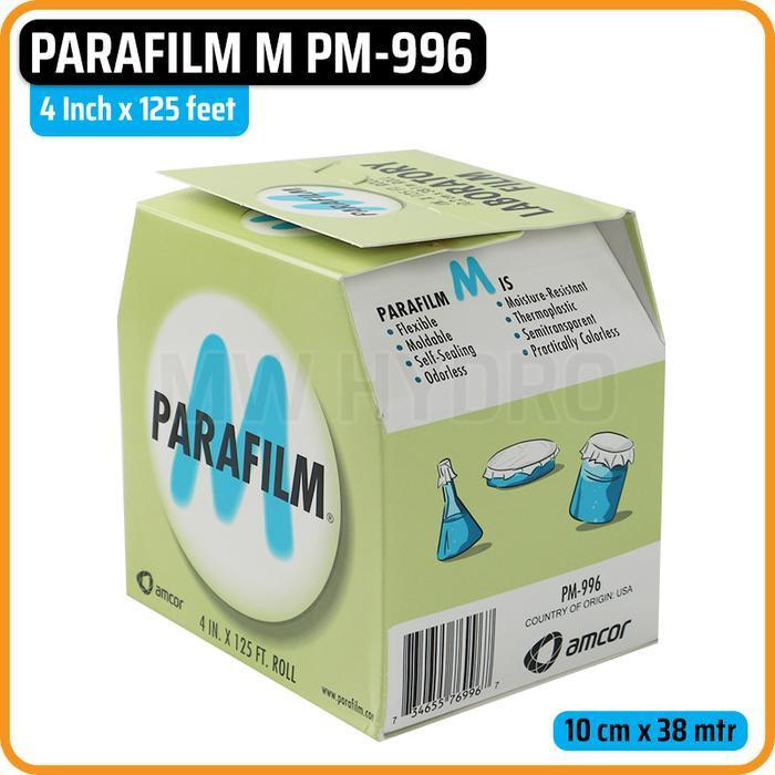 Parafilm M - Grafting Tape, 1 Rol (4 In X 125 Ft / 10 Cm X 38 Meter) Original Dan Terpercaya