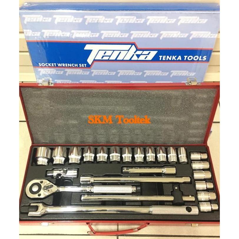 Kunci Socket Set 10-32MM/Socket Set SD 1/2" 6PT TENKA