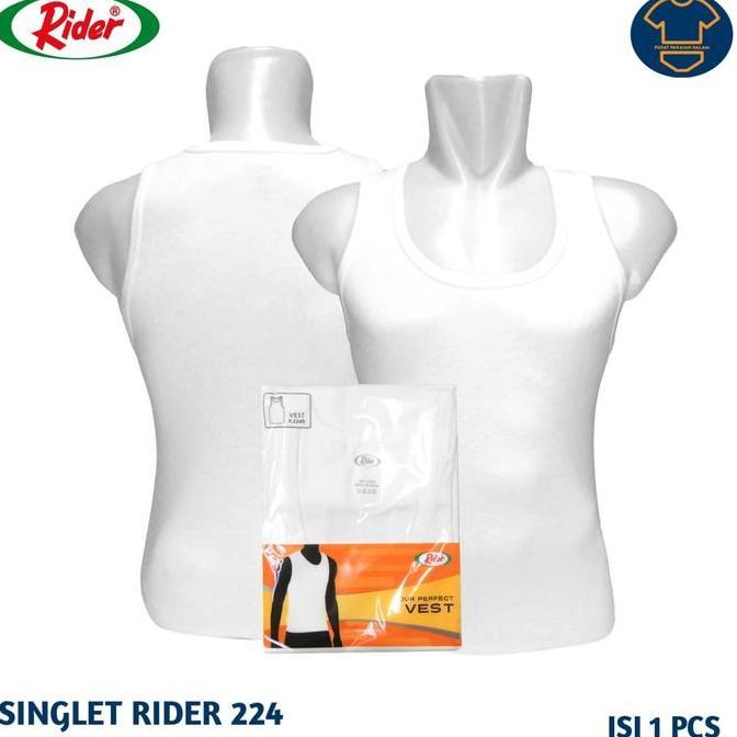 Promo Singlet pria RIDER R224B VEST | RIDER 224 big size COD