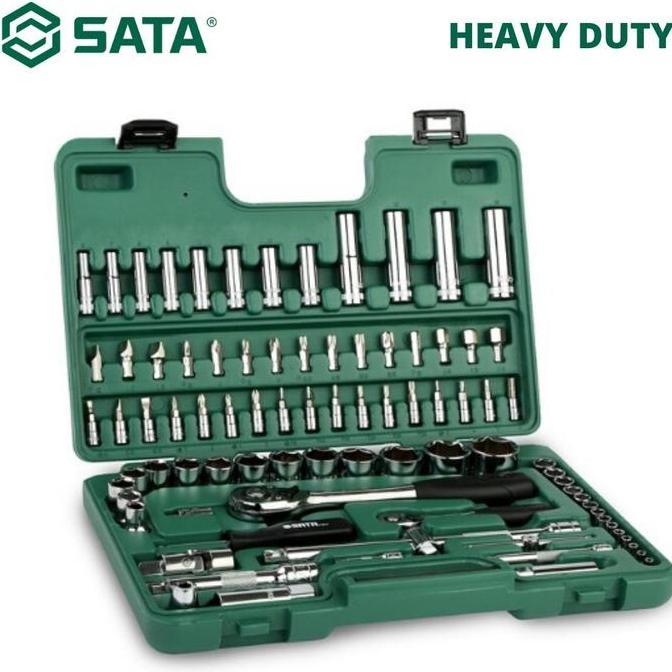 Kunci socket set sock set kunci shock 86pcs SATA 09013