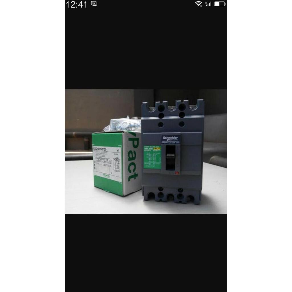 schneider EZC100N 18ka/mccb 3phase 60A 18ka schneider