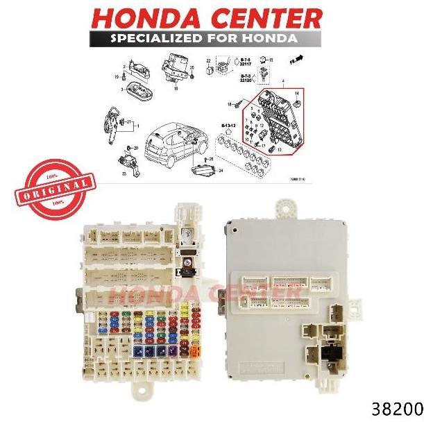 Fuse box bok sekring skring multiflex mobil honda jazz ge8 2008 2009 2010 2011