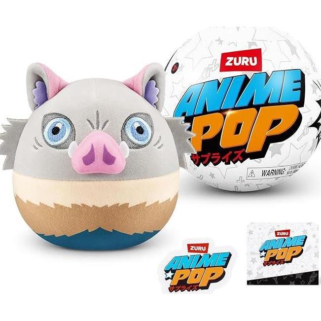 Zuru Mystery 5" Plush Anime Characters Boneka Blind Box Anime Naruto, Demon Slayer, Bleach