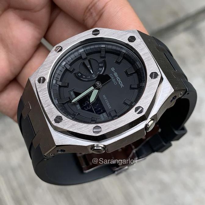 Promo Gshock Original GA2100 Custom Audemars Piguet Grey On Black COD