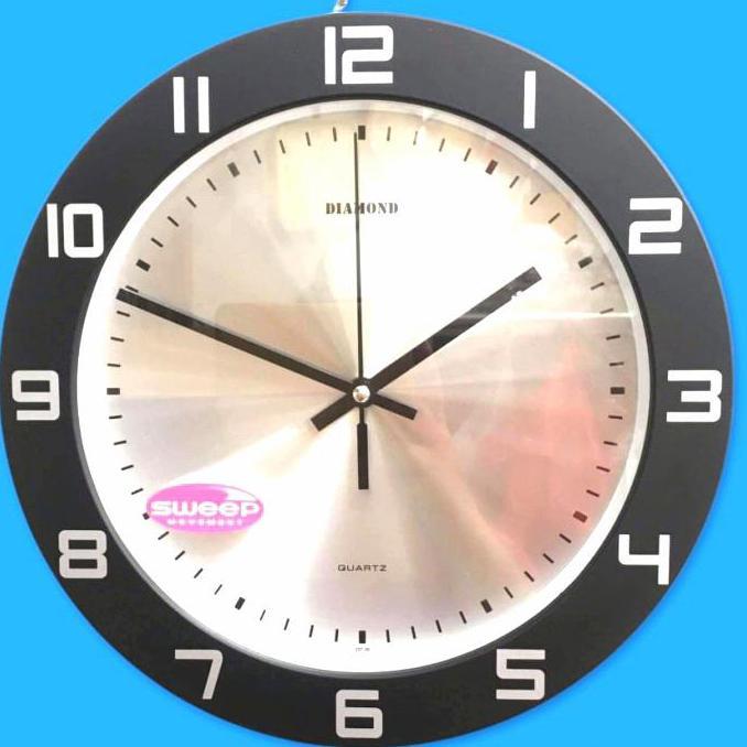 Promo jam dinding diamond mesin sweep 232 COD