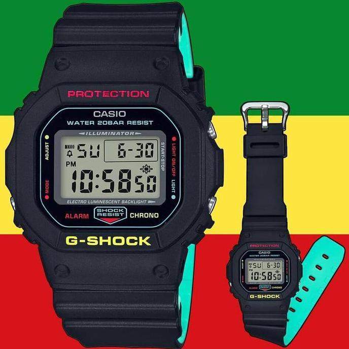 Promo Casio G-Shock DW-5600CMB-1DR / DW5600CMB-1 Original & Bergaransi COD