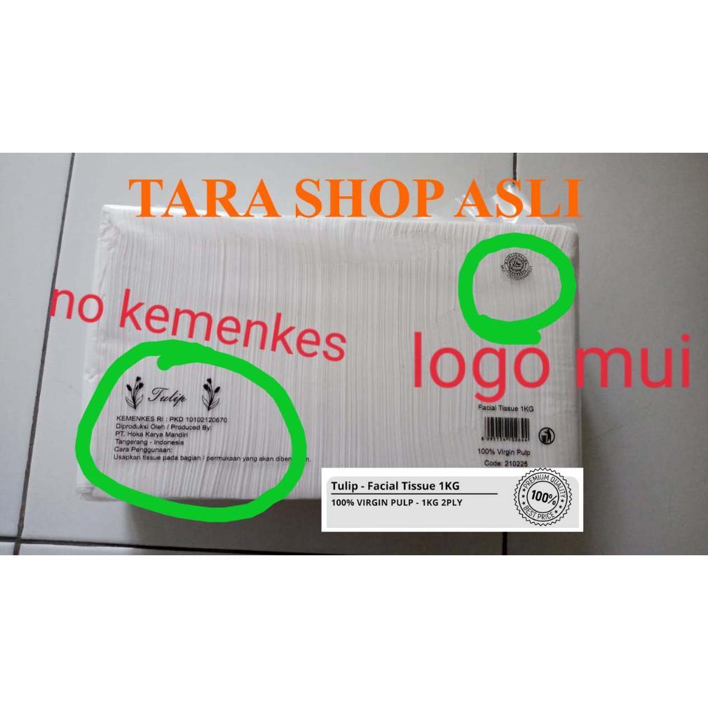 Tulip Facial Tissue 1Kg / Tisu Wajah 1000gr