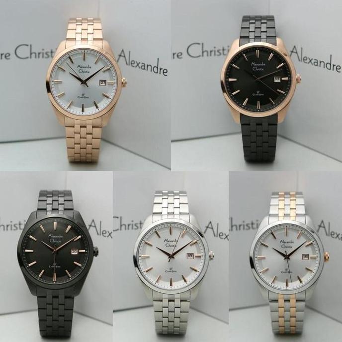 Promo [ ORIGINAL ] Jam Tangan Pria / Cowok Alexandre Christie 8635 AC 8635 COD