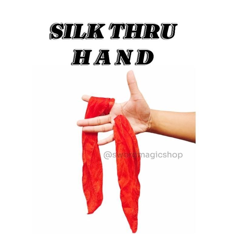 viral Alat Sulap Silk Thru Hand - The Silk - Sulap Kain Tembus Tangan - Magic Silk - Toko Sulap - Sw