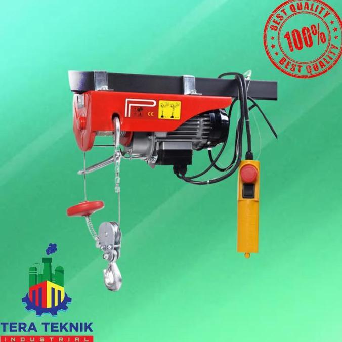 Promo Hoist Elektrik 600 Kg Electric Hoist Pa600 Mini Crane Hoist 600Kg Ready Stock Cod