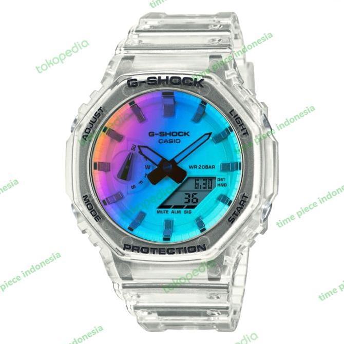 Promo Casio G-Shock GA-2100SRS-7ADR / GShock GA2100SRS-7A IRIDESCENT COLOR COD