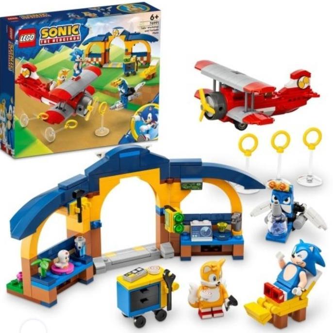 Lego Sonic The Hedgehog 76991 Tails' Workshop and Tornado Plane ori