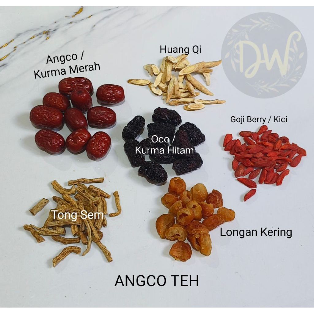 DW Angco Teh 6macam herbal/Angco Teh minuman pasca melahirkan/Angco Teh minuman masa nifas/nipas