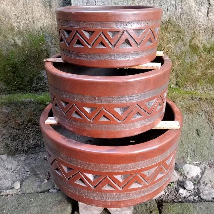 Terlaris Pot Bonsai Gerabah Tanah Liat