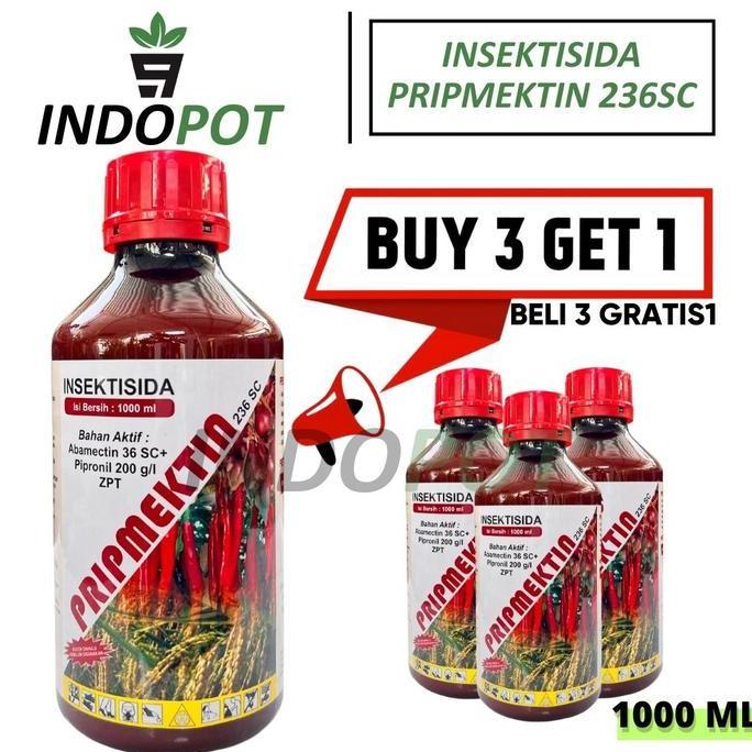 PRIPMEKTIN 236SC 1 Liter Insektisida Abamectin Plus ZPT Untuk Segala Tanaman