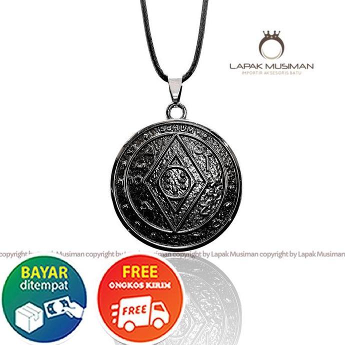 DS161 - Kalung Luck Money Amulet Kekayaan dan Keberuntungan Kuning Magnet