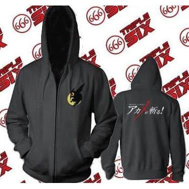 DF199 - Jaket Hoodie Zipper Anime Akame Ga Kill