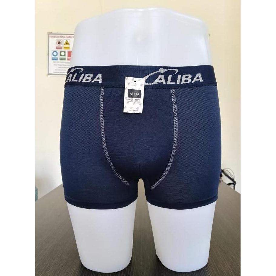 DB56 - Boxer pria isi 6 pcs, Celana dalam List Aliba , CD Remaja Dan dewasa, Murah, bahan Katun, len