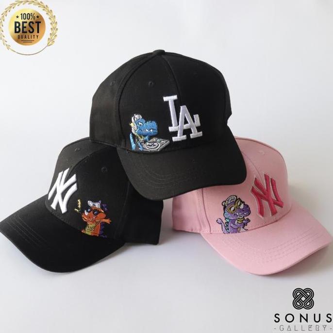 TOPI ANAK NY DINO MLB KOREA BASEBALL IMPORT | HIGH QUALITY BORDIR NY3 MUS