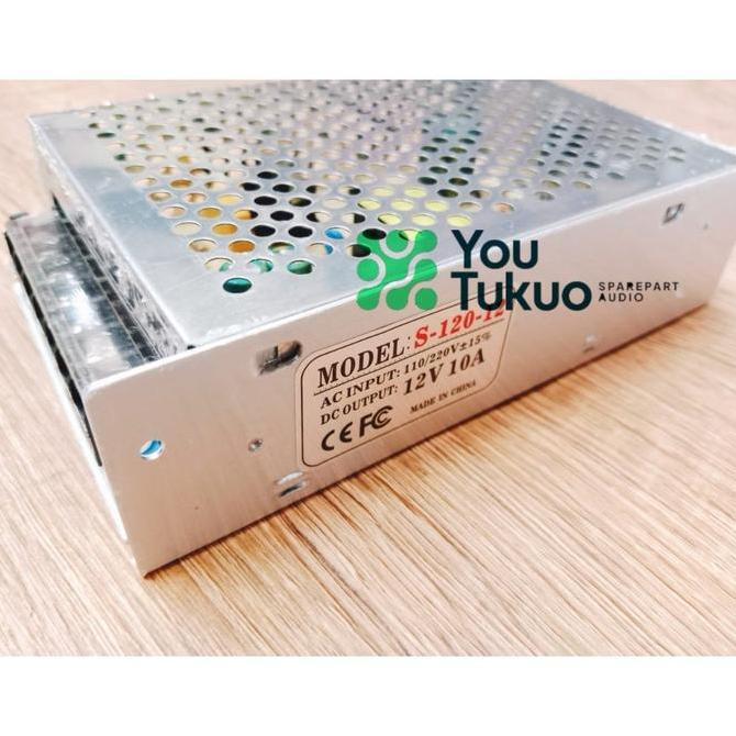 POWER SUPPLY 12Volt 10 AMPERE MURNI PSU 12V 10A TERMURAH