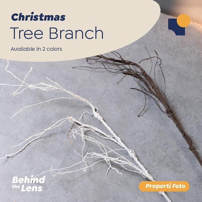 Christmas Tree Branch - Behind the Lens - Properti Foto Props Natal Ranting Kayu Pohon BS