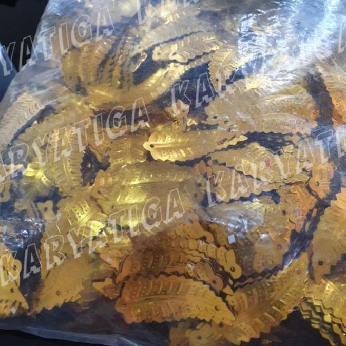 Payet Manik Daun Raja - Emas (1 Pon)