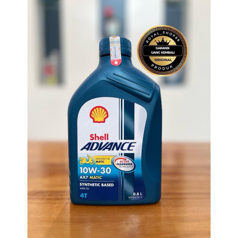 New OLI SHELL AX7 MATIC 10W-30 800 ML ORIGINAL OLI SHELL MOTOR SCOOTER MATIC BEAT VARIO PCX SCOOPY A