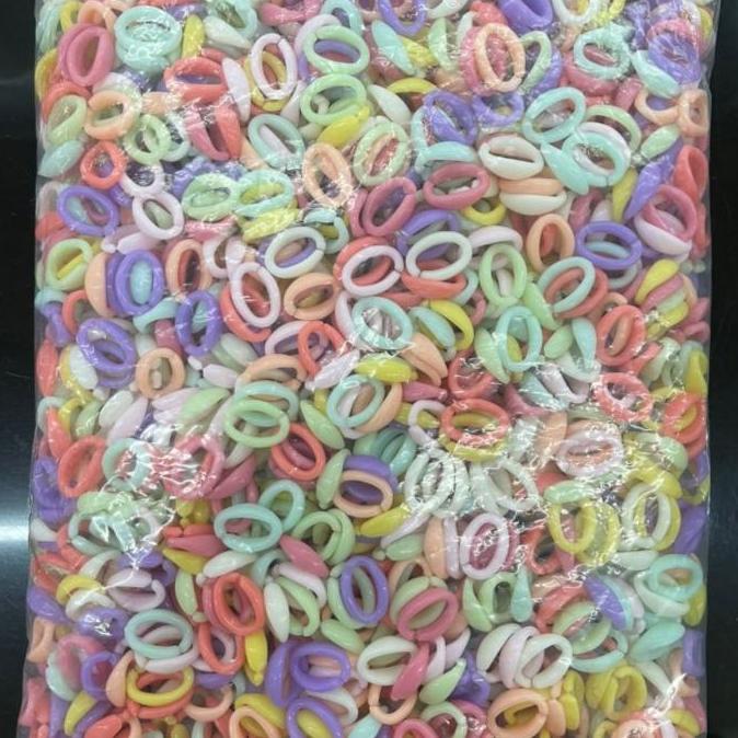 450gram Manik / Mote Rantai Kait Plastik Tali Masker