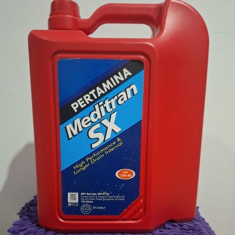 New oli mesin meditran SX SAE15W-40 10liter