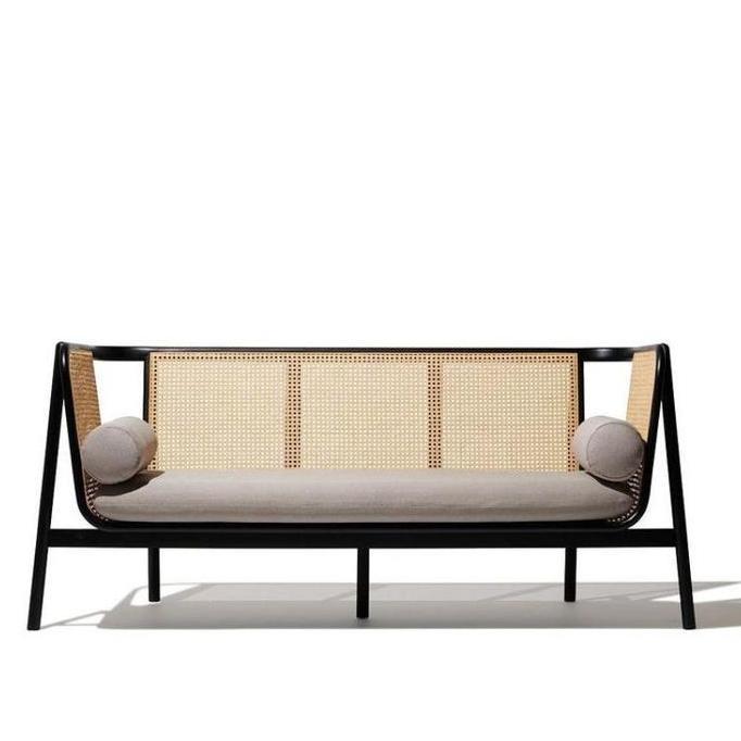 Terlaris sofa minimalis klasik jati kombinasi rotan