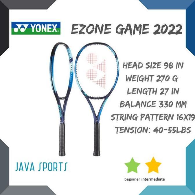 Raket Tenis Yonex Ezone Game Sky Blue | 270g | 98 in