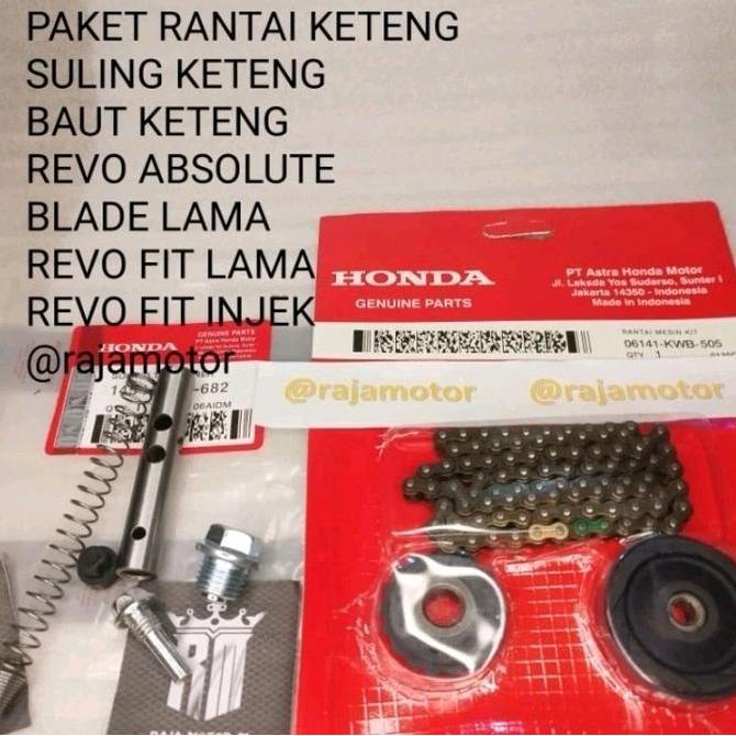 PAKET RANTAI KETENG + SULING KETENG + BAUT KETENG REVO ABSOLUTE BLADE REVO FIT BLADE NEW