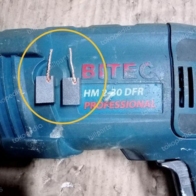 ___] carbon brush HM 2-30 DFR Bitec HM2-30 bor SDS rotary hammer spul arang