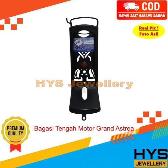 HYS Bagasi Tengah Motor Grand Astrea - Penjepit Barang Variasi Aksesoris Motor Honda Bahan Besi Kuat