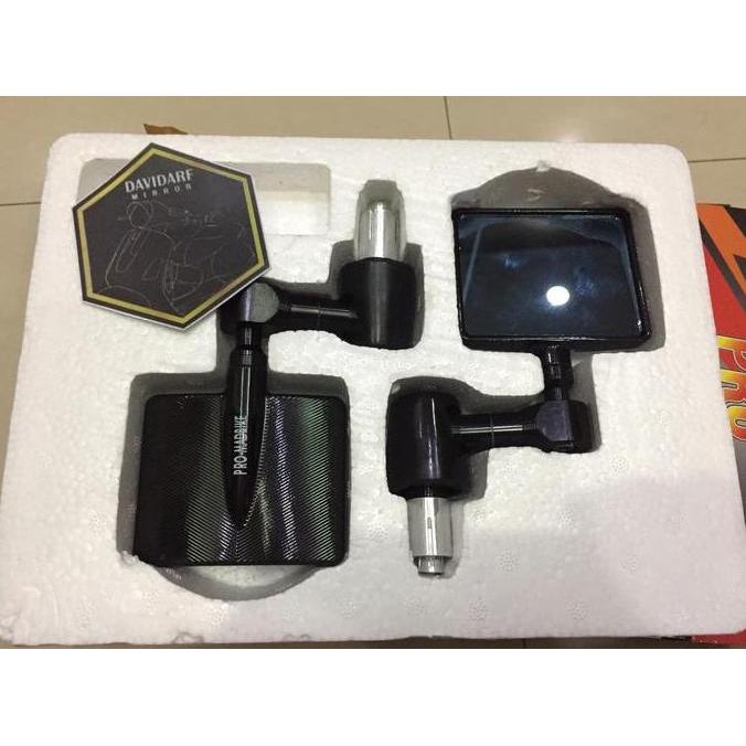 Bar End Mirror Spion Jalu Kotak Spy-qr Rep Rizoma