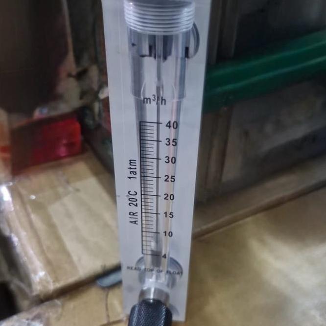 Flow Meter Rotameter Angin/Udara Oksigen Gas Nitrogen
