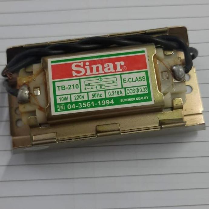 Tran Trans Trafo Balast Ballast Lampu tl Neon 10 / 20 / 40 watt Sinar