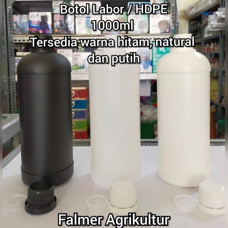 Bisa Cod Botol Hdpe 1000Ml Botol Hdpe 1 Liter Botol Labor Botol Agro 1 L ||