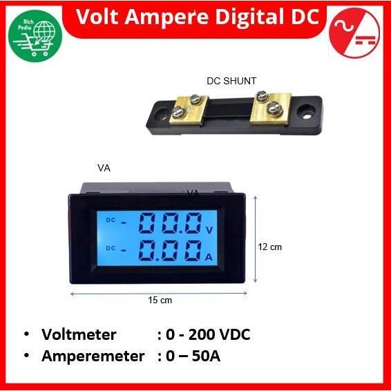 Volt Ampere Meter Digital DC