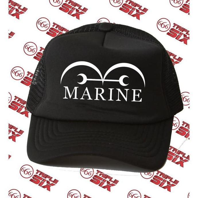 DA83 >> Topi Trucker Anime One Piece Marine