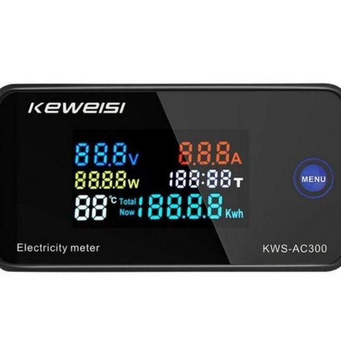 Keweisi KC-AC300 1 6 in 1 AC 100A Kwh Voltmeter Ammeter Wattmeter Suhu