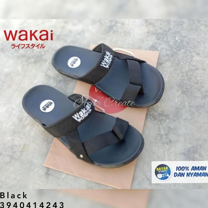 DS152 - Sandal Selop pria Impor murah - Sandal keren Cowok slip on flat