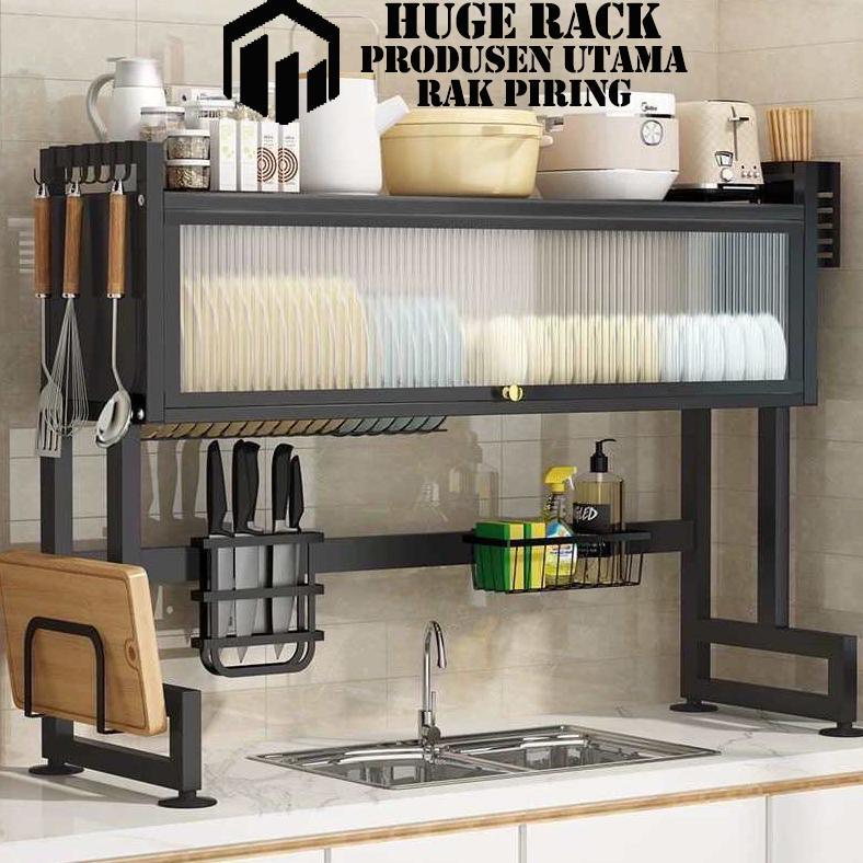 Rak Piring Wastafel Dengan Kabinet Rak Wastafel Cuci Piring Rak Piring Stainless Steel