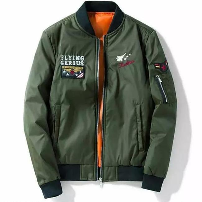 Jaket Bomber Flying Jaet Bomber Pilot Berkualitas Jaket Top Gun